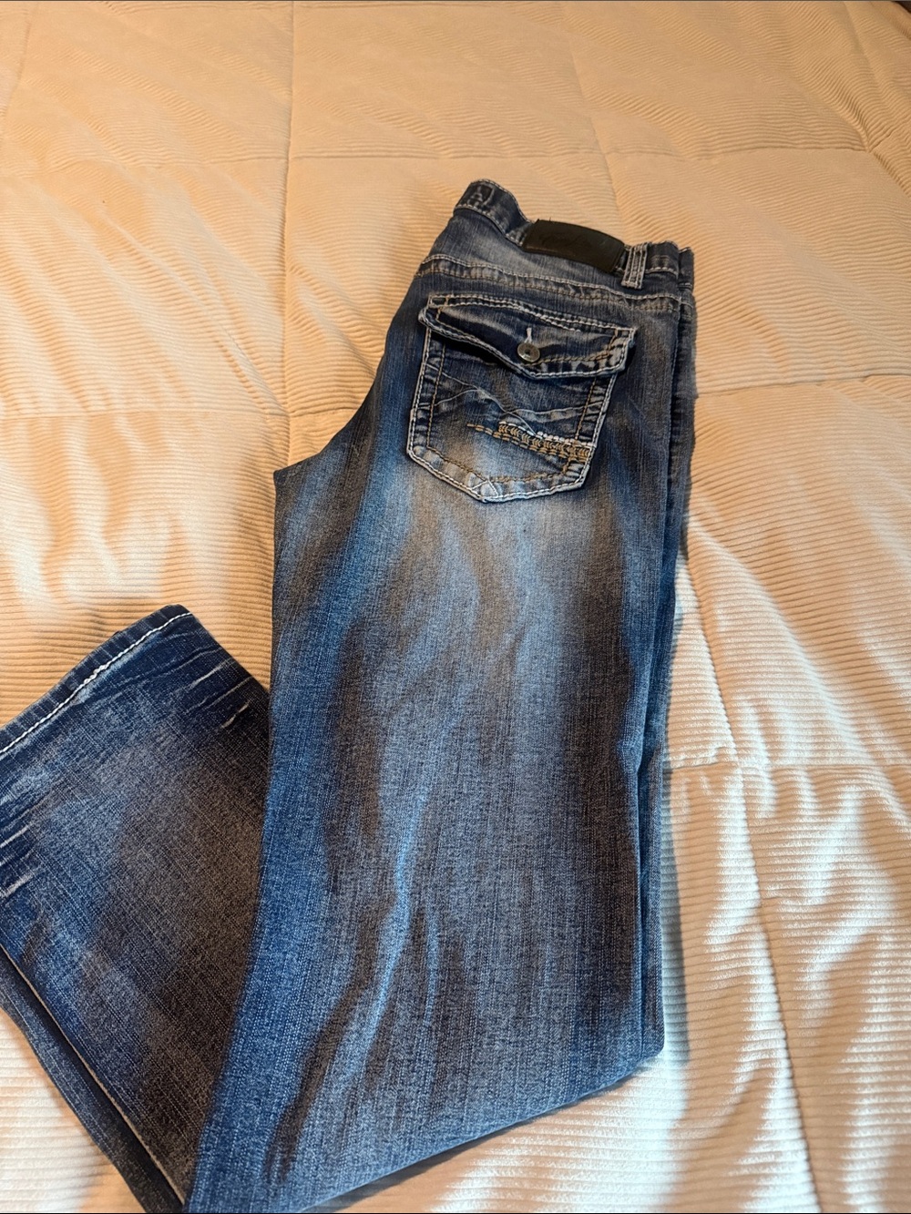 Relaxed Fit Men's Jeans - Blue